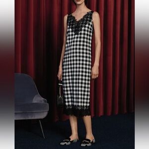 Boss Navy checkered dress